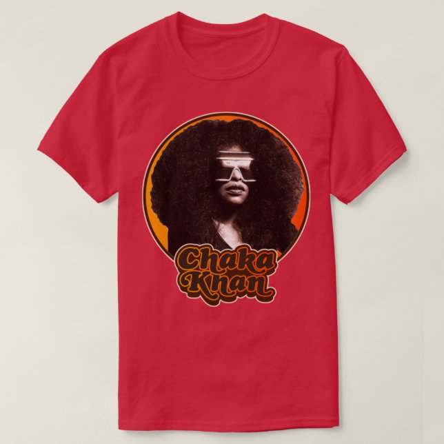 Retro Chaka Khan Tribute T-Shirt (Design Front)