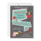 Retro Chalkboard Baby Shower Barbecue Invitation