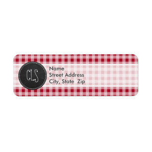 Retro Chalkboard; Carmine Red Gingham; Chequered