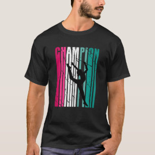 Retro Champion Of Artistic Rhythmic Gymnastics Tea T-Shirt