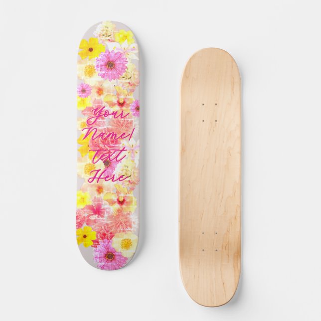 Retro Champion's Bouquet Skateboard (Front)