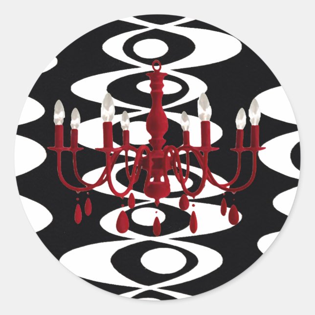 Retro Chandelier ~ Stickers (Front)