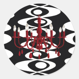 Retro Chandelier ~ Stickers