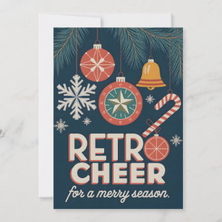 Retro Cheer - Christmas Card