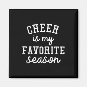Retro Cheer Is My Favourite Season Cheerleading Co Magnet