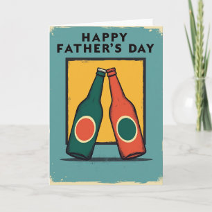 Retro Cheers Fathers Day Card