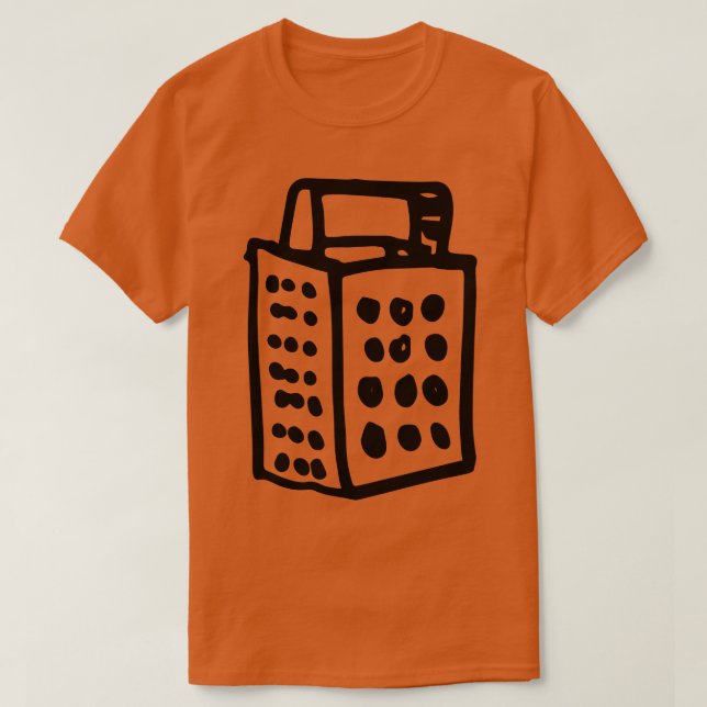 Retro Cheese Grater T-Shirt (Design Front)