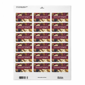 retro cheese plate -personalized  label