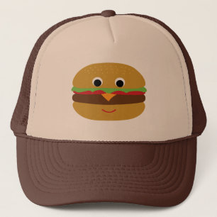 Retro Cheeseburger Trucker Hat