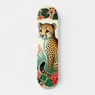 Retro Cheetah                                      Skateboard