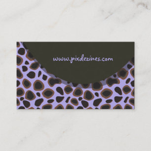 Retro Cheetah Skin pattern profile cards