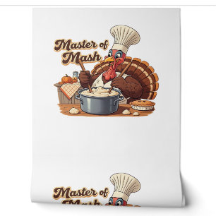 Retro Chef Turkey Thanksgiving Classic T-Shirt.png Wallpaper