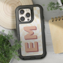 Retro Chequerboard Bold Monogram