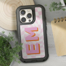Retro Chequerboard Bold Monogram