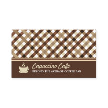 Retro Chequered Coffee Bar