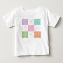 Retro Chequered Easter Cross Coquette Bow