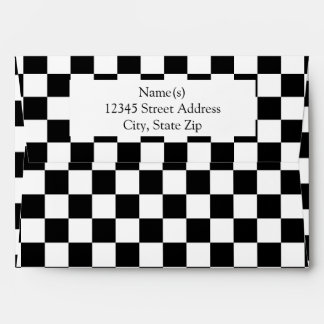 Retro Chequered - Envelope