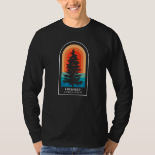 Retro Cherokee National Forest Tennessee Hiking T-Shirt