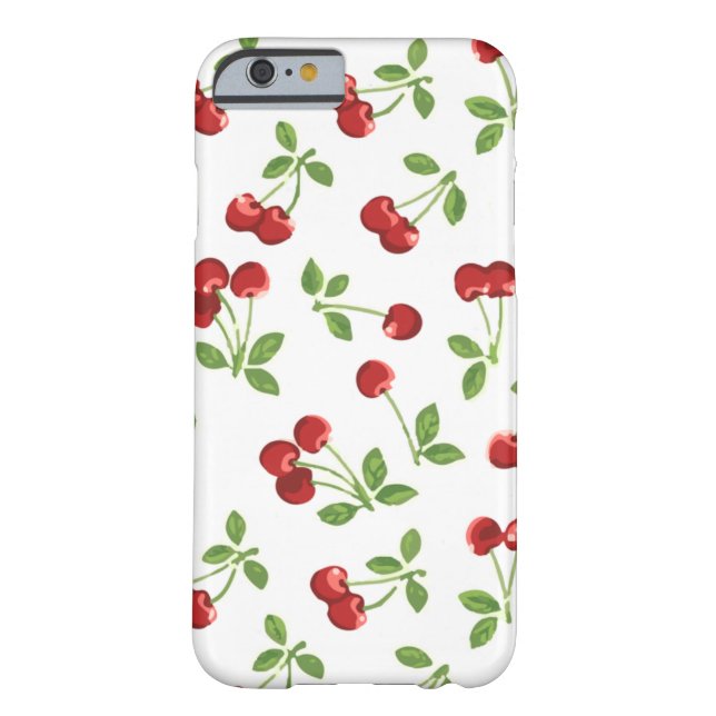 Retro Cherries Case-Mate iPhone Case (Back)