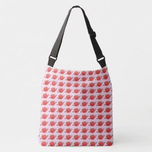 Retro Cherry Apple Guy Crossbody Bag