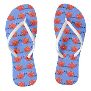 Retro Cherry Guy Flip Flops