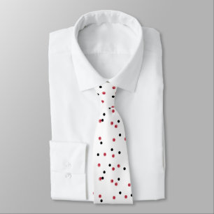 Retro Cherry Pop Mid-Century Dots Tie
