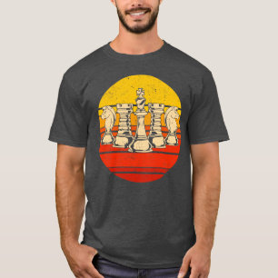 Retro Chess Master Chessman Board Game Chess T-Shirt