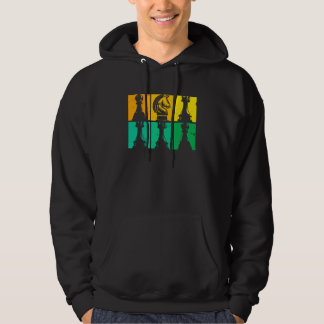 Retro Chess Pieces Checkmate Grandmaster Chess Pla Hoodie