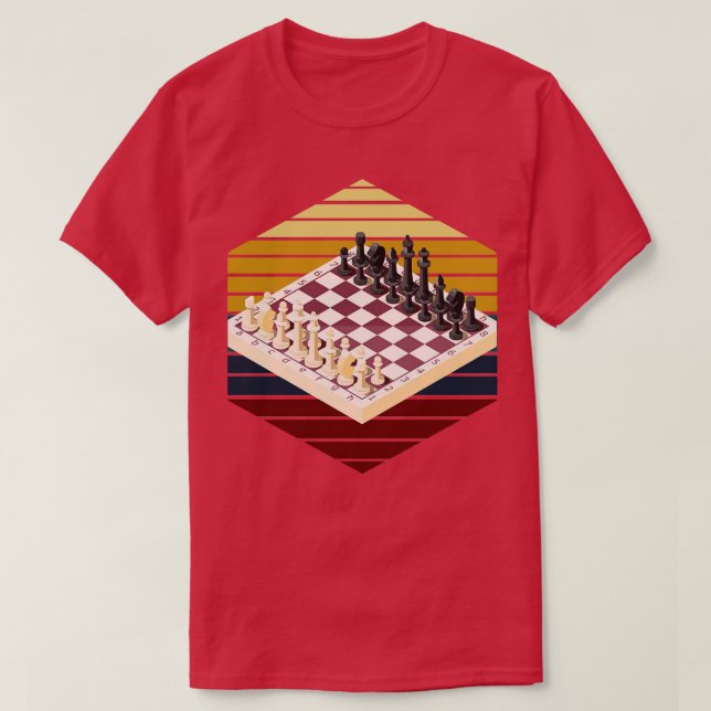 Retro Chess T-Shirt (Design Front)