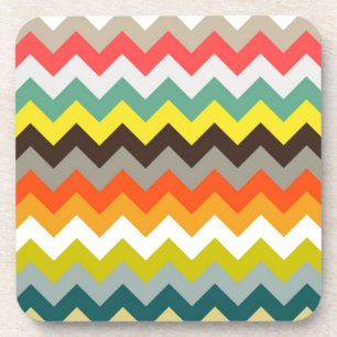 retro chevron coaster