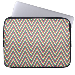 Retro Chevron Pattern Cool Laptop Sleeve