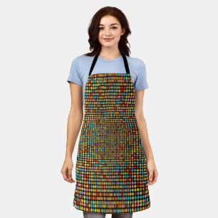 Retro Chic Circle Apron: Bold & Fun! Apron