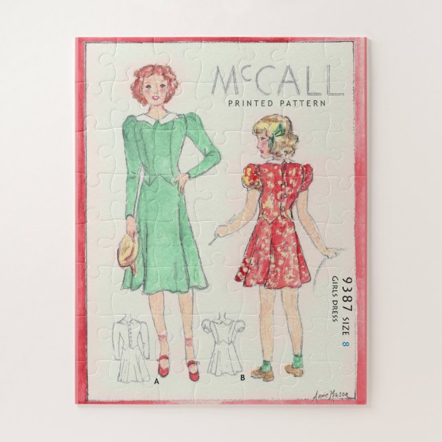 Retro Chic Jigsaw Puzzle (Vertical)