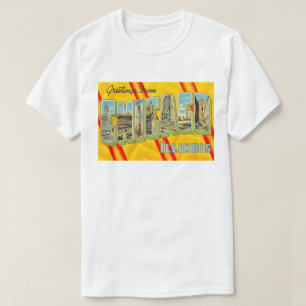 Retro Chicago Postcard T Shirt