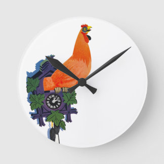 Retro Chicken Coo-Coo Clock Rooster Time Vintage