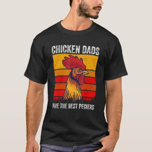 Retro Chicken Dads Have The Good Peckers Vintage A T-Shirt