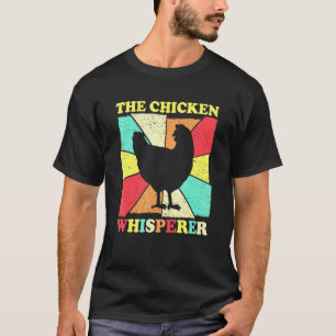 Retro Chicken Whisperer - Rooster Lover Farmer T-Shirt