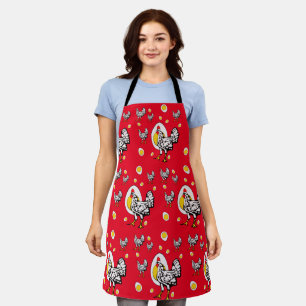 Retro Chickens Apron