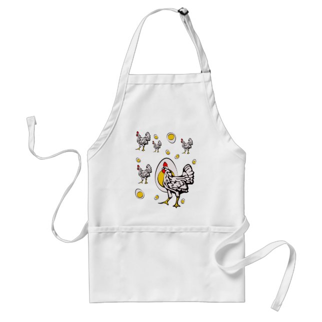 Retro Chickens Standard Apron (Front)
