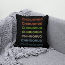 Retro "Chihuahua" Colourful Striped Design