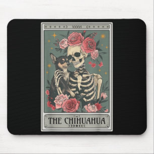 Retro Chihuahua Dog Lover The Moon Halloween , Wom Mouse Mat