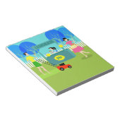 Retro Children's Lemonade Stand Notepad (Angled)