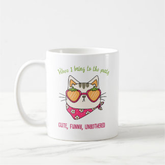 Retro Chill Cat Customisable Personality Vibes Mug