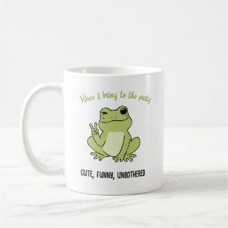 Retro Chill Frog Customisable Personality Vibe Mug