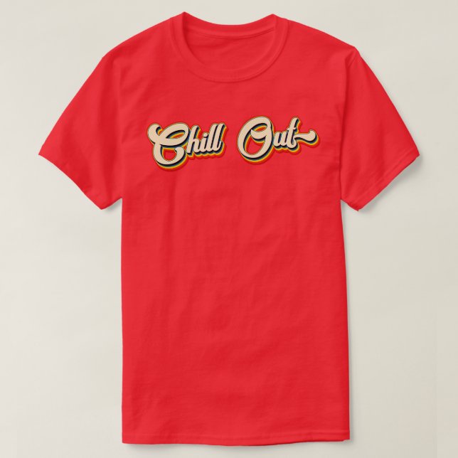 Retro Chill Out Vacation T-Shirt (Design Front)