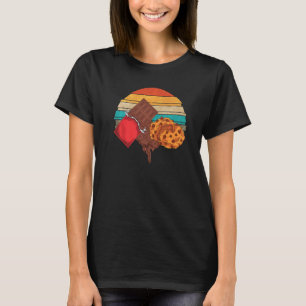 Retro Chocolate Chip Cookies  Chocolate Bar Chocol T-Shirt