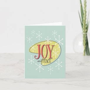 Retro Christmas 1958 Greeting Card -Personalise