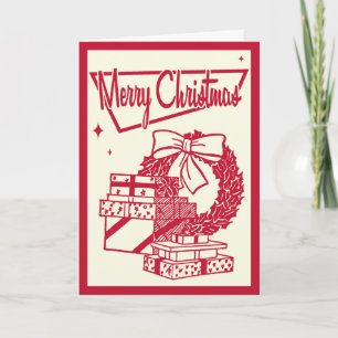 Retro Christmas Card