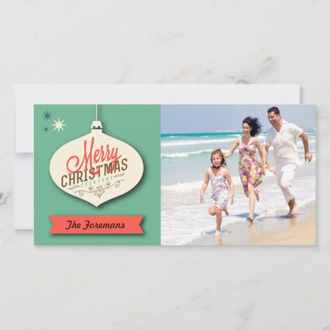 Retro Christmas Card (Front)