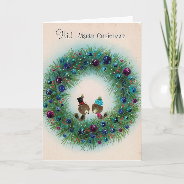 Retro Christmas Card (Front)